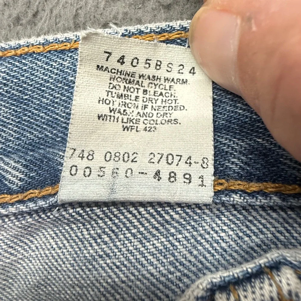 Levi's 560 Jeans Mens 33x32 Light Wash Loose Fit Tapered Leg Denim 00560-4891